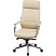 превью Кресло для руководителя Easy Chair 570 МL бежевое (натуральная кожа с компаньоном, металл)