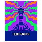 Тетрадь предметная 48л. BG «Неоновые истории» - География, неоновая краска