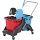 Тележка уборочная двухведерная CK750-Grey 2×25л каркас пластик серая
