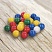 превью Силовые кнопки-гвоздики BRAUBERG, цветные (шарики), 50 шт., в пластиковой коробке