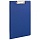 Папка-планшет ОФИСМАГ, А4 (340×240 мм), с прижимом и крышкой, картон/ПВХ, РОССИЯ, синяя