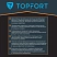 превью Перчатки КЩС латексные/неопреновые TOPFORT Профхим Нео с хлопковым напылением жёлтые/синие (размер 11, XXL)