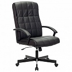 Кресло офисное BRABIX «Quadro EX-524», компактная упаковка, экокожа, черное, 532104