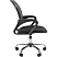 превью Кресло офисное Easy Chair 304 LT серое/чёрное (сетка/ткань, металл хромированный)
