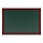 Доска магнитно-меловая настенная одноэлементная 600×900 мм лаковое покрытие зеленая