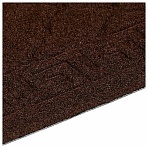 Коврик придверный 40×60 см, ВЕНГЕ, грязезащитный, 430 г/м2, фактурный рисунок ЧЕШУЙКИ, ЛЮБАША