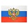 Флаг РФ 90×135см, с гербом, пакет с европодвесом