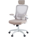 Кресло VT_Chairman CH633 белый пластик, бежевый