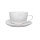 Чайная пара Tudor England Royal White фарфоровая белая чашка 350 мл/блюдце (артикул производителя TU9999-4)