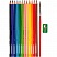 превью Карандаши цветные Kores трехгранные 12 цветов (с кистью и точилкой)