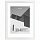 Рамка 30×40 см с паспарту 21×30 см небьющаяся, багет 20 мм, пластик, BRAUBERG «New Age», белая