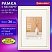 превью Рамка 21×30 см с паспарту 13×18 см, небьющаяся, аналог IKEA, багет 26 мм, МДФ, BRAUBERG «Zool», цвет слоновая кость