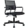 Кресло офисное Комус Мебель (Easy Chair) 396 синее/чёрное (ткань/сетка, пластик)