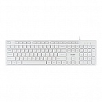 Клавиатура Acer OKW123 белый USB (ZL. KBDEE.00D)