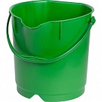 Ведро FBK 9 л пластиковое зеленое
