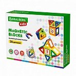 Магнитный конструктор MAGNETIC BLOCKS-26, 26 деталей, BRAUBERG KIDS