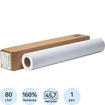 Бумага широкоформатная Q1396A HP InkjetBondPaper  80г 24 дюйм/610mmx45.7m