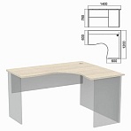 Стол компактный ЧАСТЬ 1 «Арго»1400×1200х760 ммправыйясень шимо