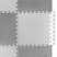 превью Коврик-пазл напольный 1.5×1 м, 6 шт., 50×50 см, толщина 1 см, серый, светло-серый, ЮНЛАНДИЯ