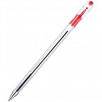 Ручка шариковая MunHwa «Option» красная, 0.5мм, штрих-код