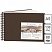 превью Скетчбук - блокнот 80л. А5 на гребне «Travelling sketchbook. Шоколад», 130г/м2, слоновая кость, тв. обложка