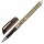 Ручка стираемая гелевая STAFF, ЧЕРНАЯ, хромированные детали, узел 0.5 мм, линия письма 0.35 мм