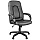 Кресло руководителя Helmi HL-E29 «Brilliance», экокожа черная, мягкий подлокотник