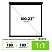 превью Экран Cactus Wallscreen CS-PSW-180X180-BK, 180×180 см, 1:1, настенно-потолочный, черный