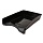 Вертикальный накопитель Attache Мрамор картонный черный ширина 75 мм (2 штуки в упаковке)