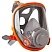 превью Маска полнолицевая Jeta Safety 5950, силикон, ударопрочный поликарбонат, защитная пленка, размер L