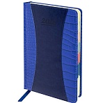 Ежедневник датированный 2026 А5 148×218 мм, GALANT «CombiContract», под кожу, темно-синий