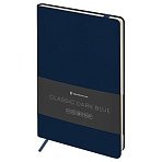 Записная книжка А5 96л. ЛАЙТ, кожзам, Greenwich Line «Classic. Dark blue», с резинкой, блок без линовки