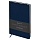 Записная книжка А5 96л. ЛАЙТ, кожзам, Greenwich Line «Classic. Dark blue», с резинкой, блок без линовки