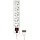 Сетевой фильтр Гарнизон ECL-5-U2-W-1.8 5р/1.8м, 10А, 2xUSB, белый