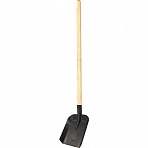 Лопата совковая Амет 28×21 см с деревянным черенком (артикул производителя 61461/614155)