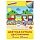 Цветная бумага А4 2-сторонняя офсетная, 16 листов 16 цветов, на скобе, ЮНЛАНДИЯ, 200×280 мм, «Олененок», 111326