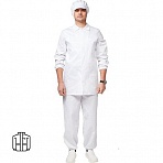 Куртка для пищевого производства мужская у17-КУ белая (размер 60-62 рост 170-176)