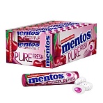 Жевательная резинка MENTOS (Ментос) Pure Fresh «Ролл Вишня»15.5 г