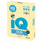 Бумага цветная IQ Color (А4, 80г/м², YE23-желтый, 500 листов)