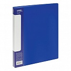 Папка с 60 вкладышами СТАММ «Стандарт» А4, 21мм, 700мкм, пластик, синяя
