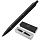 Ручка перьевая Parker «Sonnet Stainless Steel GT» черная, 1.0мм, подарочная упаковка