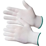 Перчатки нейлон защитные Gward NP1001 размер 8, M белые (12 пар/уп)