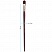 превью Кисть художественная синтетика бордовая Гамма «Вернисаж», плоскоовальная №16, длинная ручка