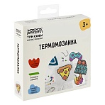 Термомозаика ТРИ СОВЫ «Пицца», набор инструментов и аксессуаров, трафареты, картонная коробка