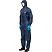превью Комбинезон многоразовый с капюшоном Jeta Safety JPC75b синий 55 г/кв.м (размер L)