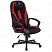 превью Кресло компьютерное VIKING-9/BL+RED, подушка, экокожа/ткань, черное/красное