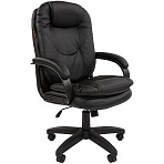 Кресло VT_Chairman 668LT черный пластик, экопремиум черный N