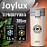 превью Термокружка 380 мл JOYLUX (ДЖОЙЛЮКС) CLASSIC COFFEE, нержавеющая сталь SUS304, бежевый с принтом