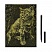 превью Гравюра с эффектом золота «Котёнок», 18×24 см, основа, штихель, LORI
