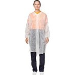 Халат на липучках (30 гр) 4XL белый (10 шт/упак)